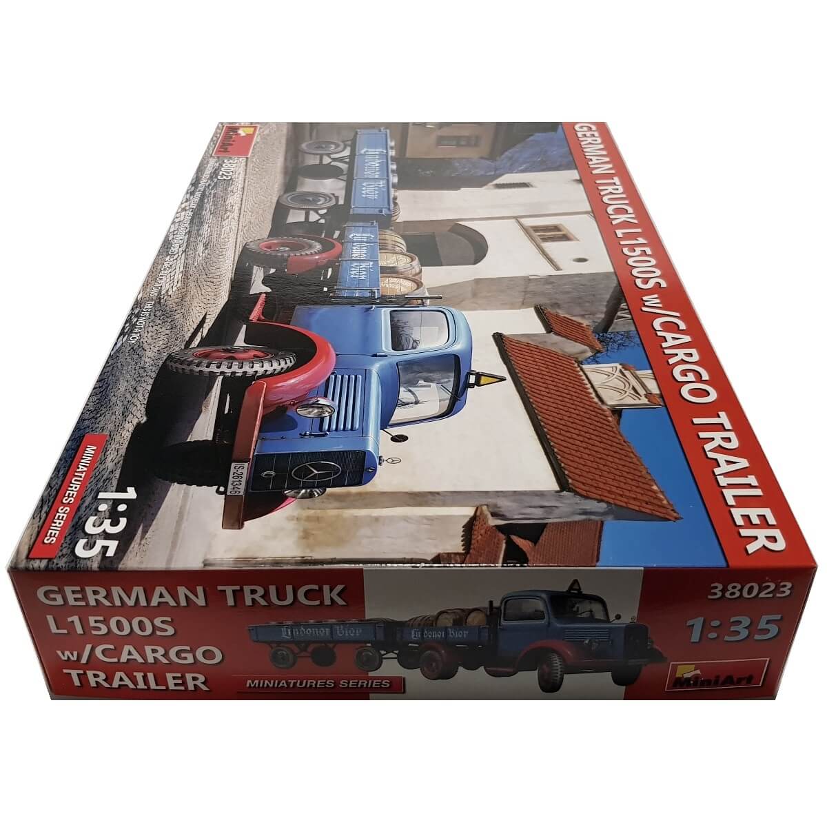 1:35 German Truck L1500S with Cargo Trailer - MINIART