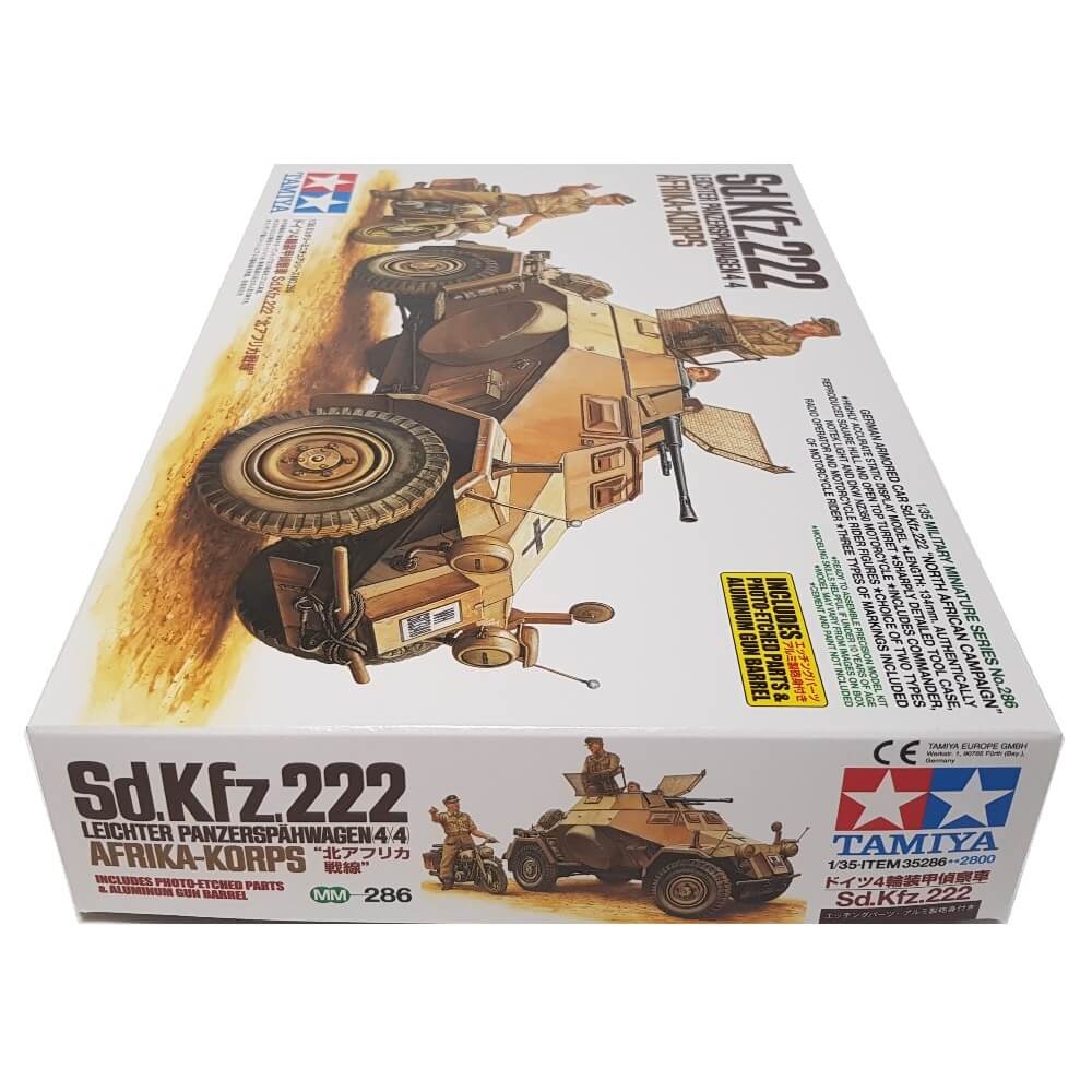 1:35 German 4x4 Leichter Panzerspahwagen Sd.Kfz. 222 Africa-Korps - TAMIYA