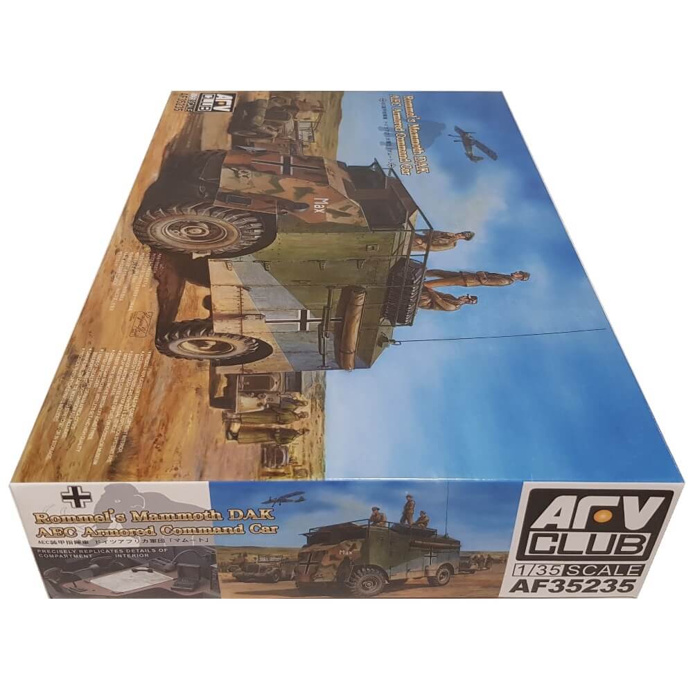 1:35 Rommel's Mammoth DAK AEC Armored Command Car - AFV CLUB