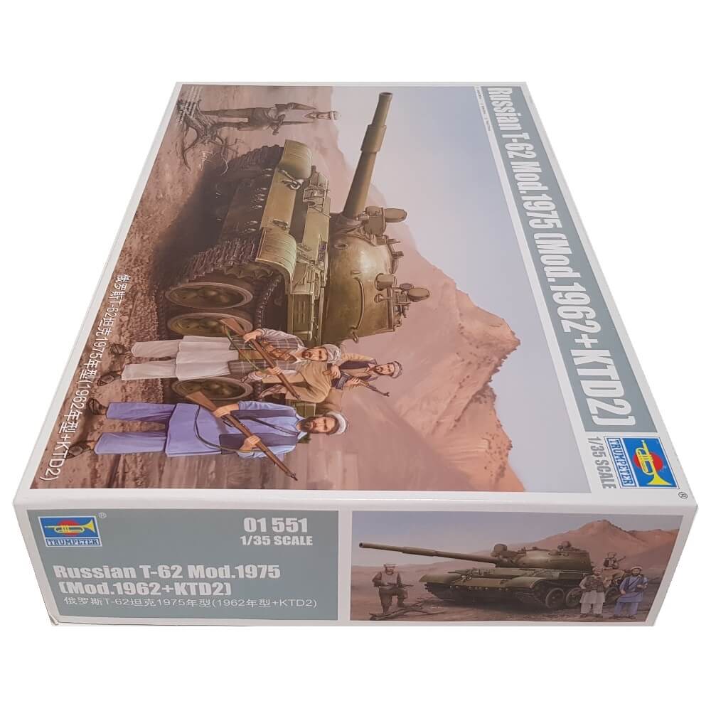 1:35 Russian T-62 Mod. 1975 / Mod. 1962 with KTD2 - TRUMPETER