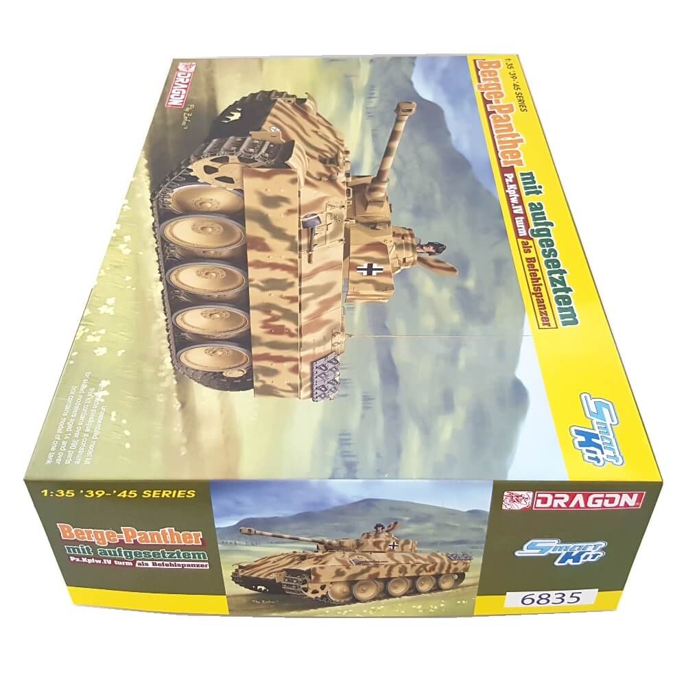 1:35 German BERGEPANTHER mit Aufgesetztem Pz.Kpfw. IV turm als BEFEHLSPANZER - DRAGON