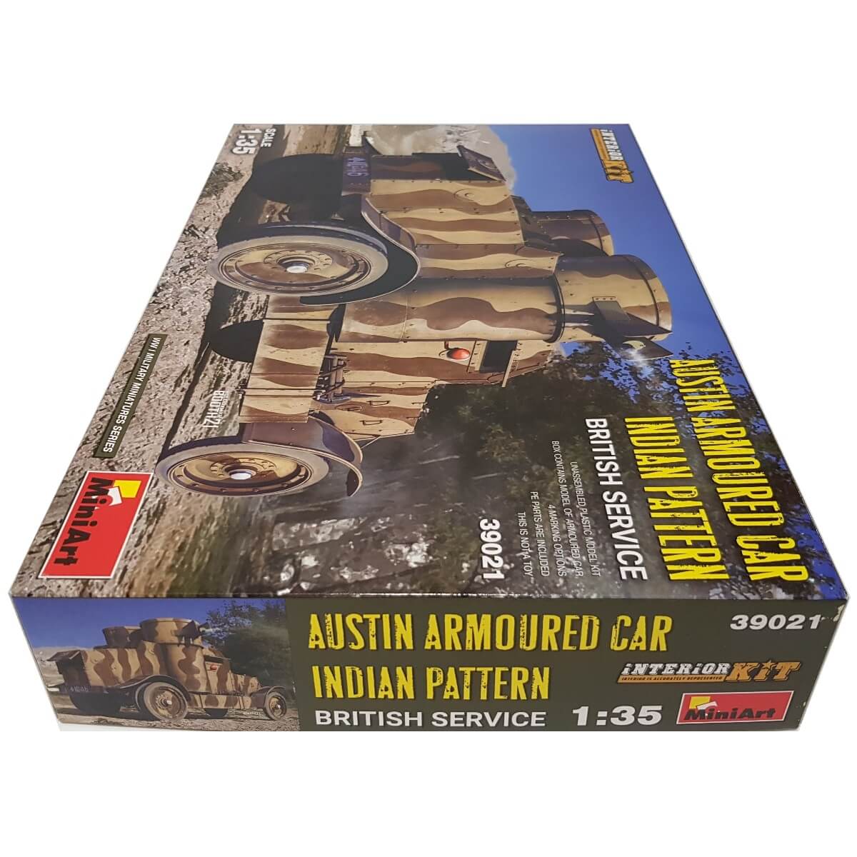 1:35 Austin Armoured Car Indian Pattern - British Service - MINIART