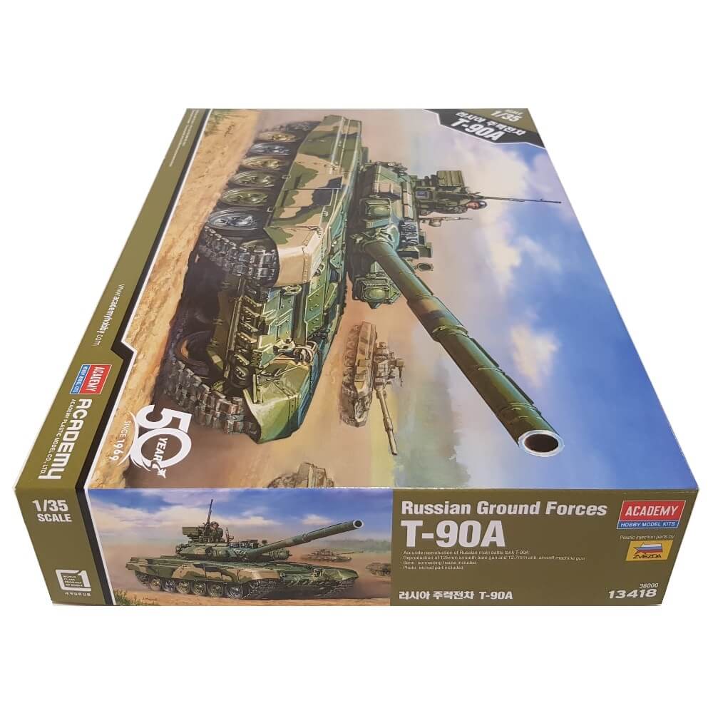 1:35 Russian T-90A Ground Forces - ACADEMY