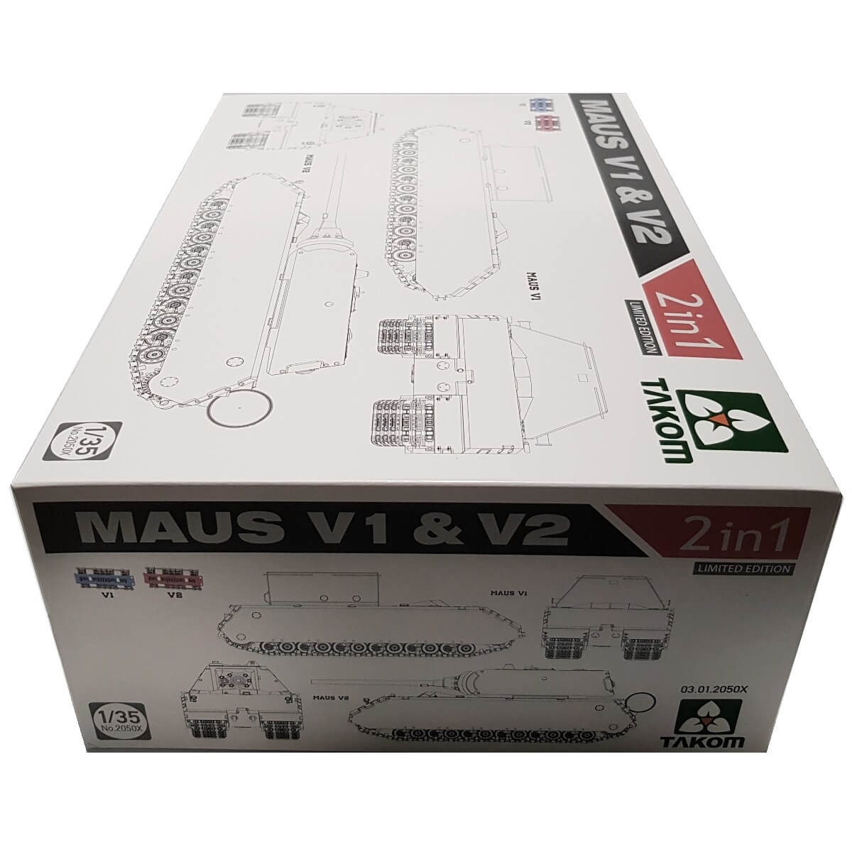 1:35 Maus V1 and V2 - TAKOM