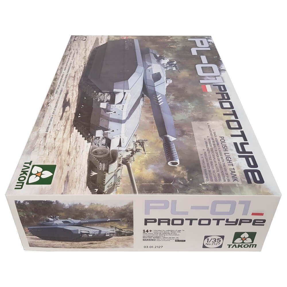 1:35 Polish PL-01 Prototype Light Tank - TAKOM
