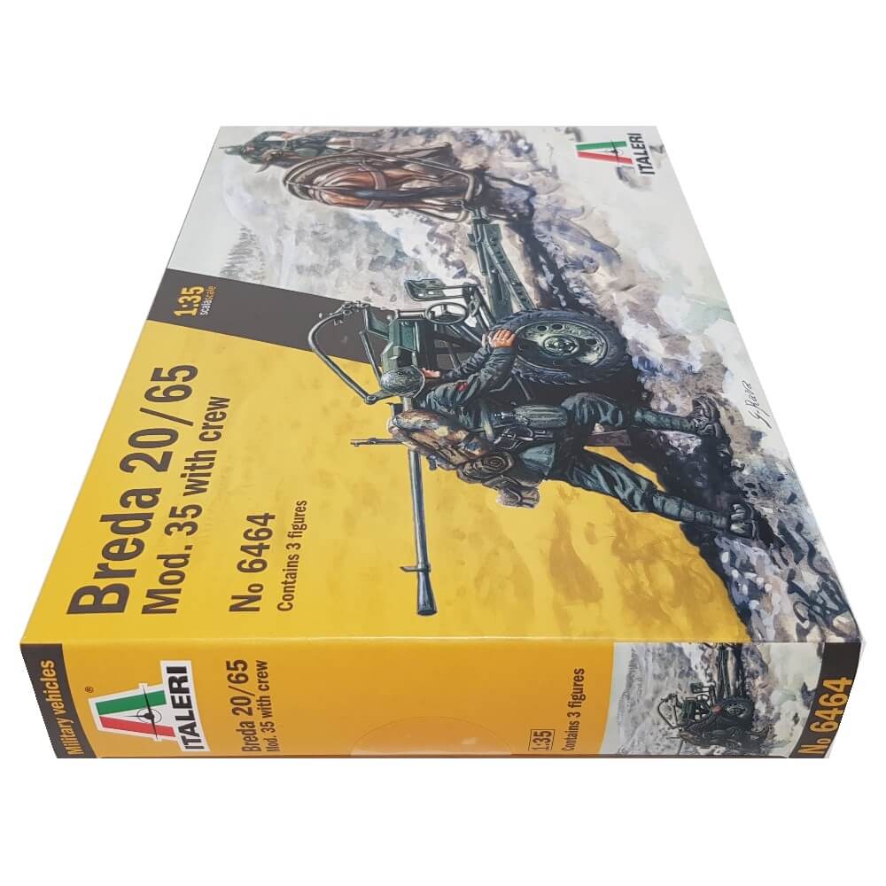 1:35 Breda 20/65 Mod. 35 with Crew - ITALERI