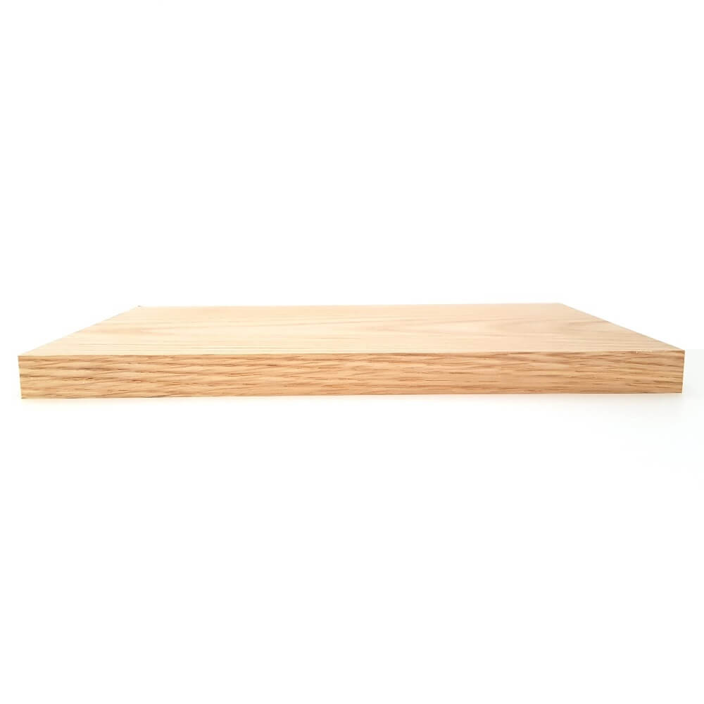 Solid OAK rectangular plaque 200 x 300 x 20 mm / 8 x 12 x ¾ inch