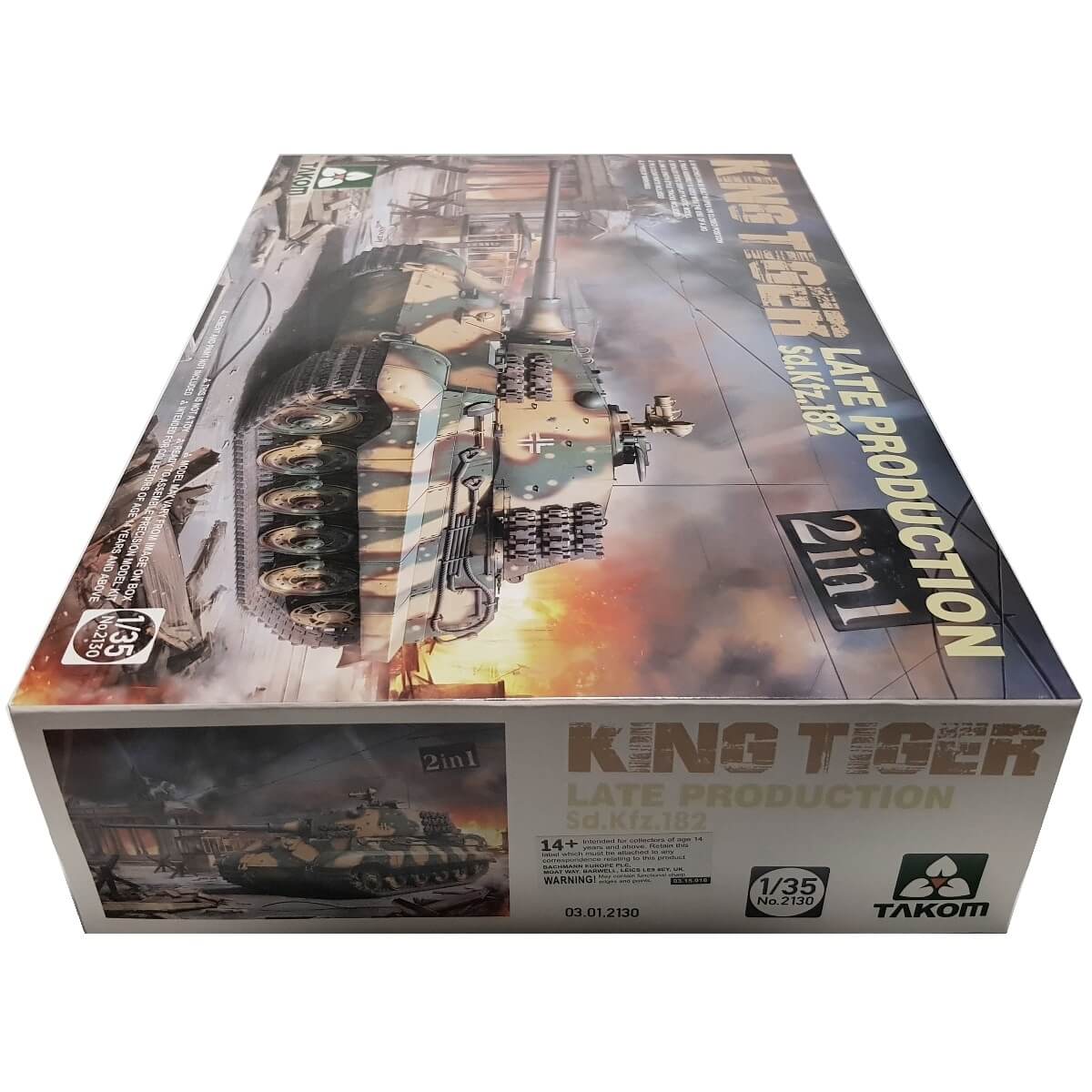 1:35 KING TIGER - Late Production Sd.Kfz. 182 - TAKOM