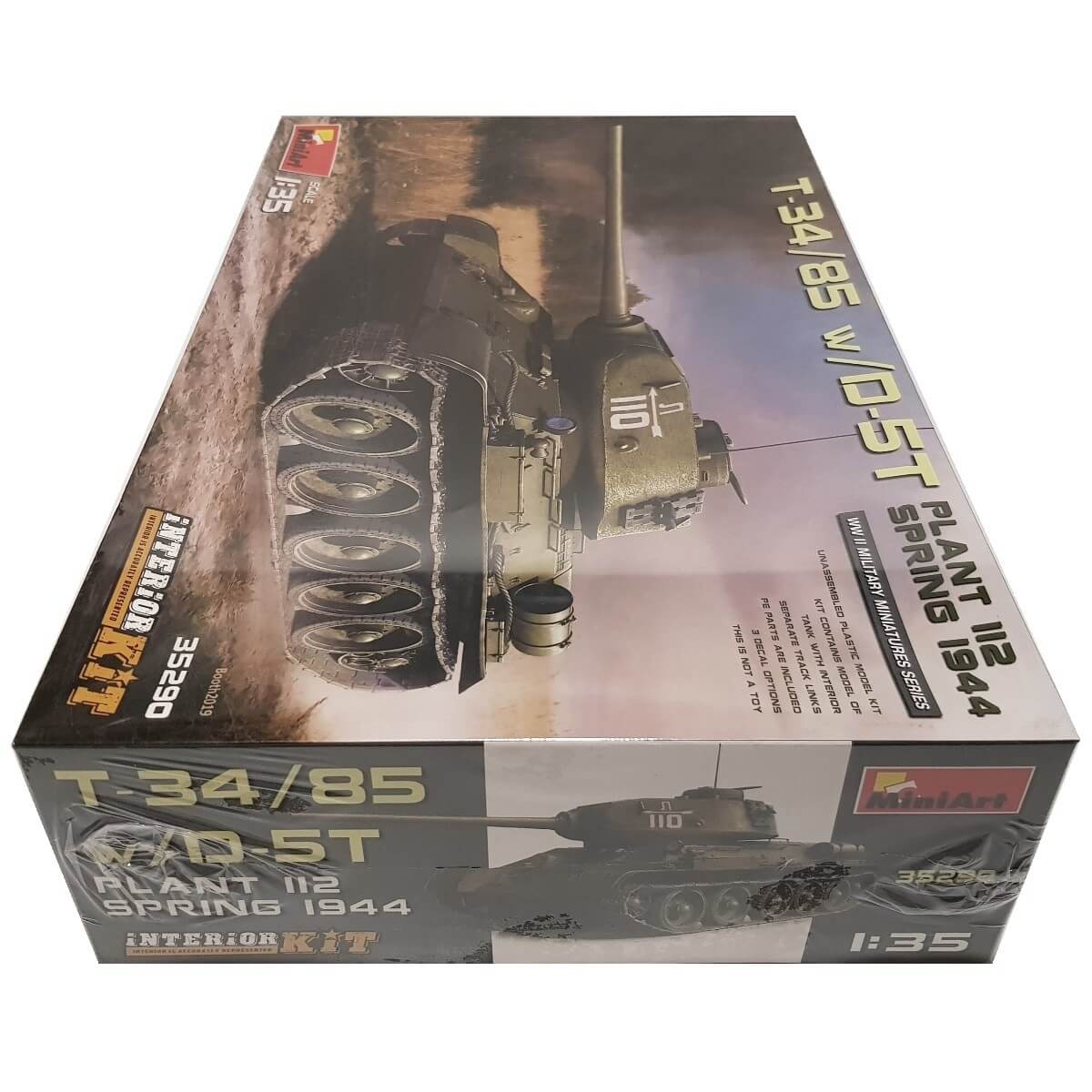 1:35 T-34/85 with D-5T Plant 112 - Spring 1944 - MINIART