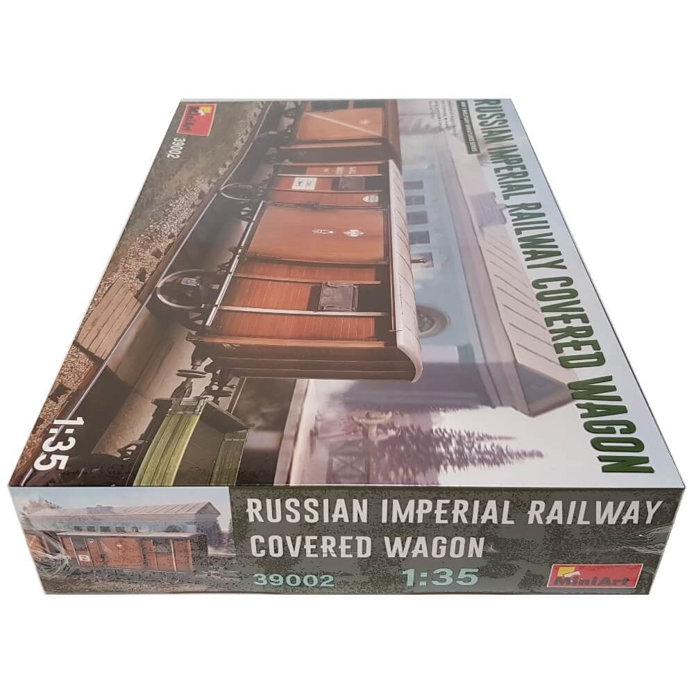 1:35 Russian Imperial Railway Covered Wagon - MINIART