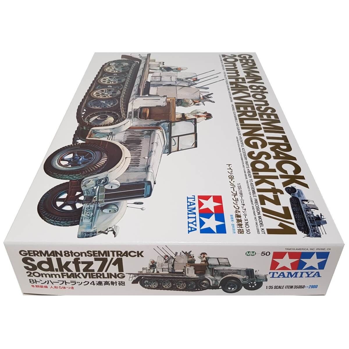 1:35 German 8 ton Semi Track 20mm Flakvierling Sd.Kfz. 7/1 - TAMIYA