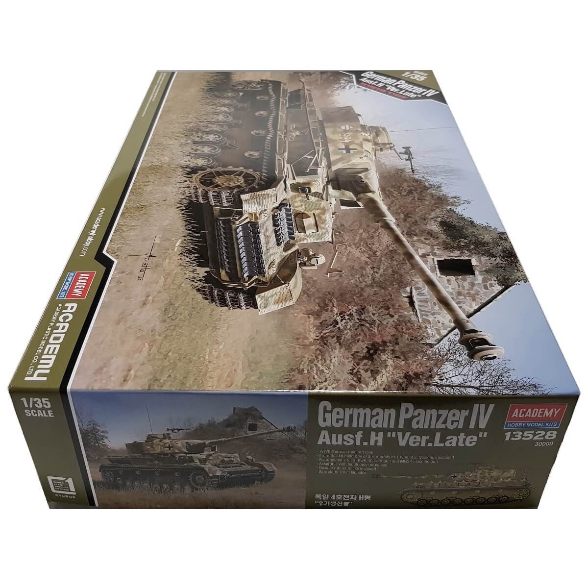 1:35 German Panzer IV Ausf. H Late - ACADEMY