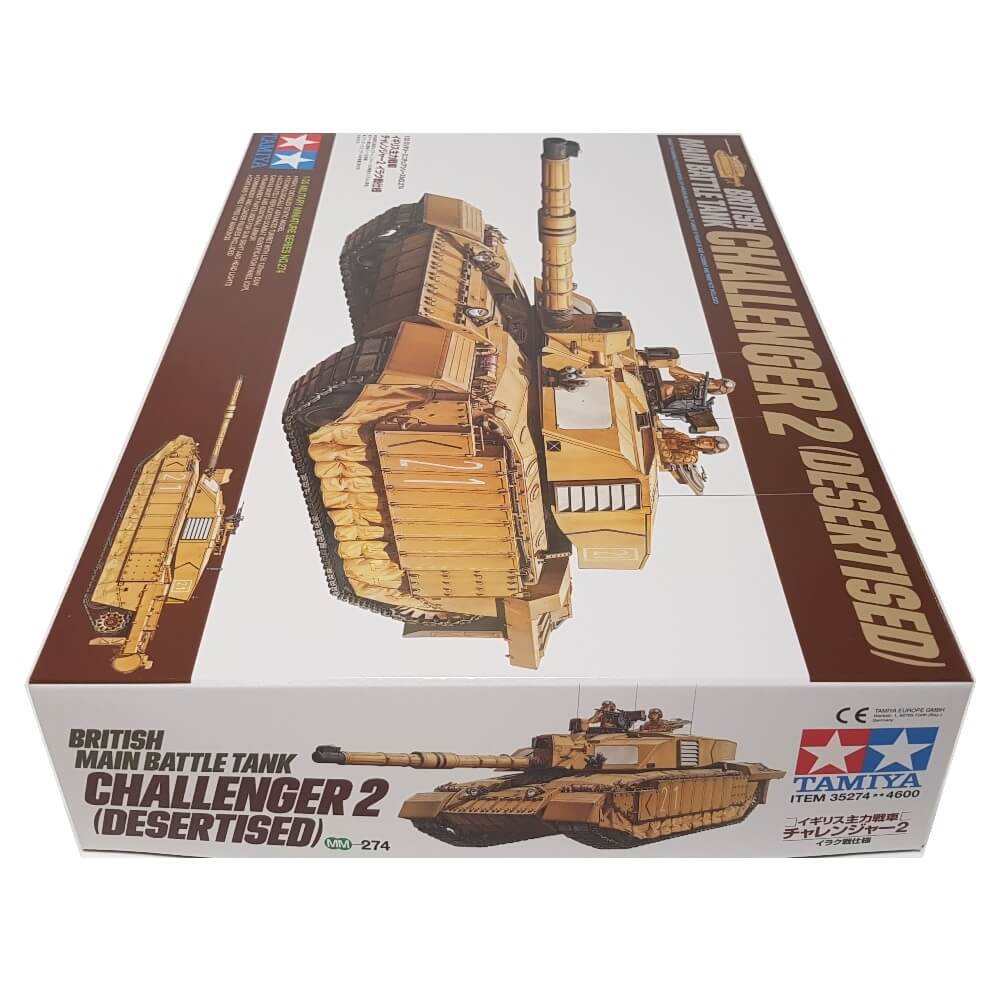 1:35 British Main Battle Tank CHALLENGER 2 DESERTISED - TAMIYA