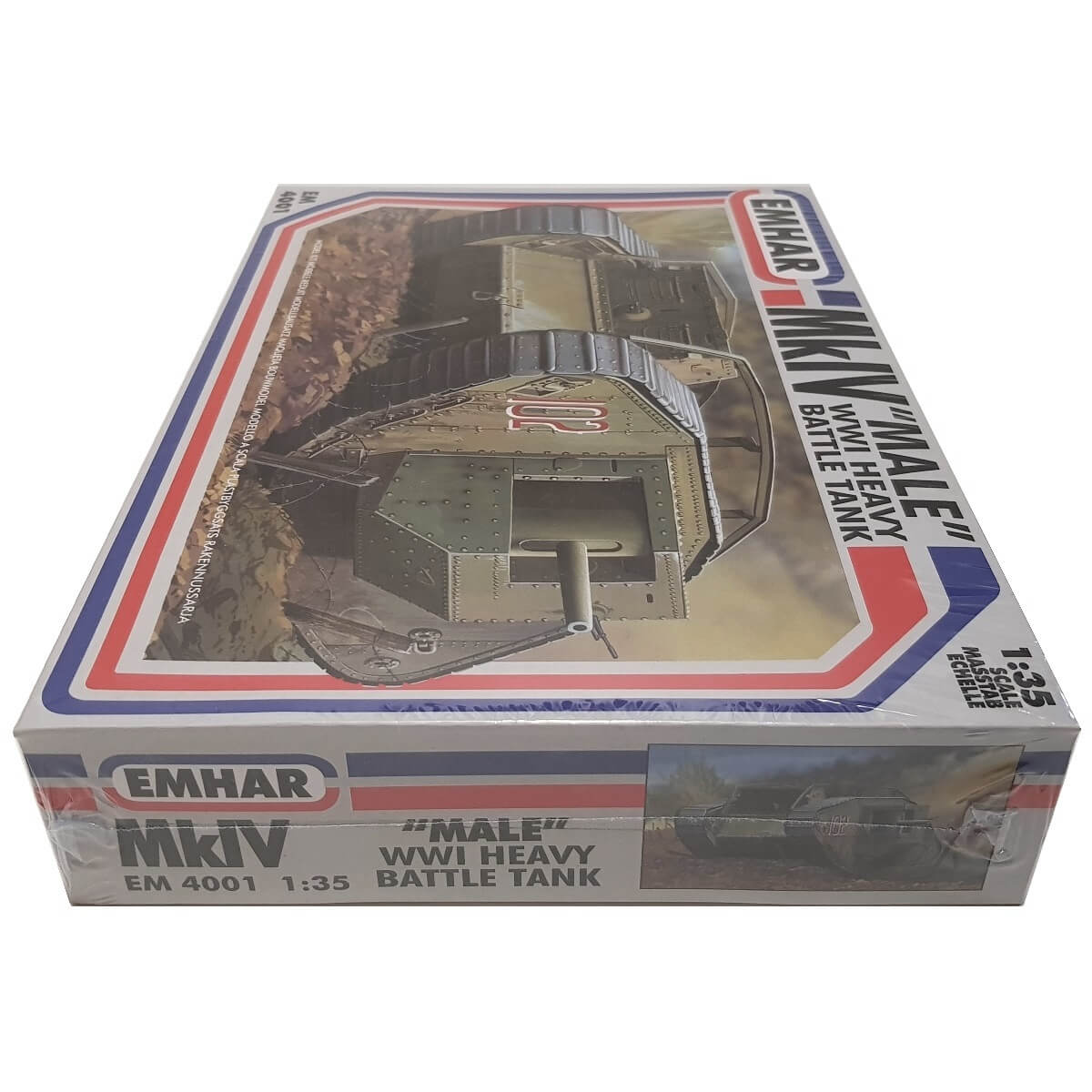 1:35 Mk. IV Male WW I Heavy Battle Tank - EMHAR