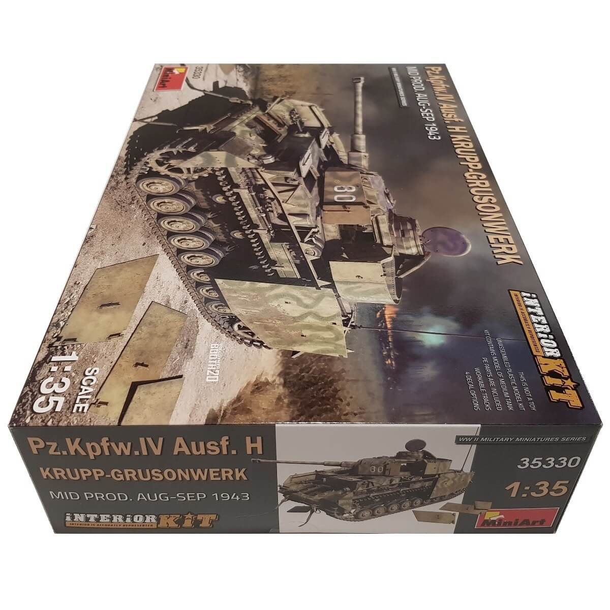 1:35 Pz.Kpfw. IV Ausf. H Krupp-Grusonwerk Mid Prod. Aug-Sep 1943 - Interior Kit - MINIART