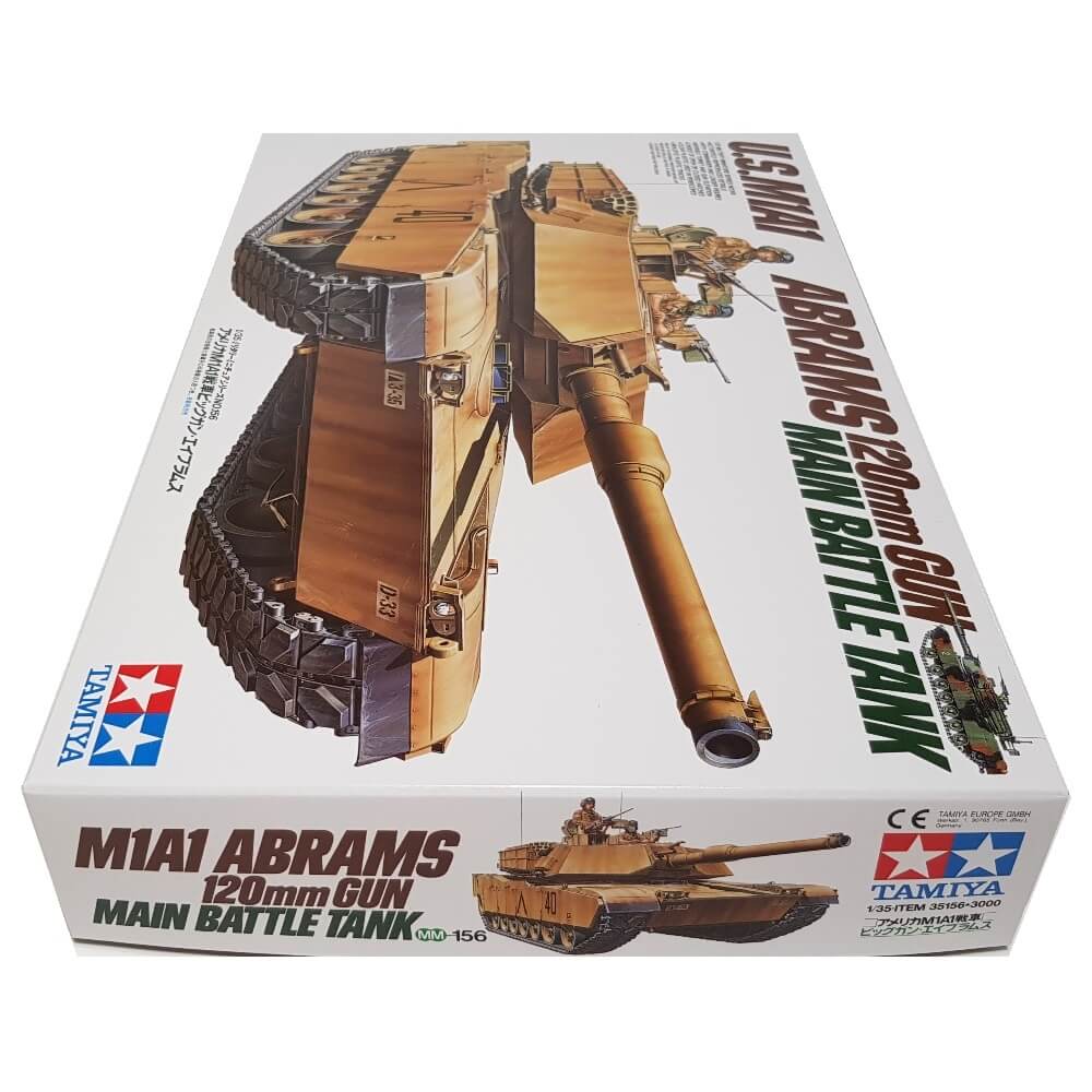 1:35 US M1A1 Abrams 120mm Gun Main Battle Tank - TAMIYA