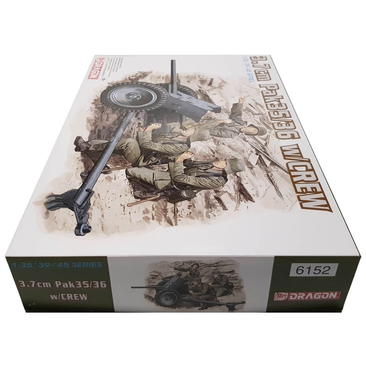 1:35 3.7cm Pak 35/36 with Crew - DRAGON