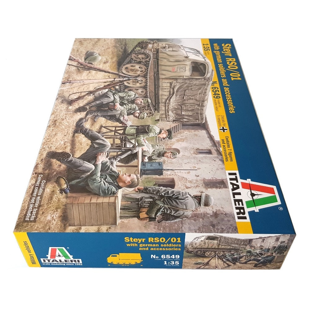 1:35 German STEYR RSO/01 with soldiers and accessories - ITALERI