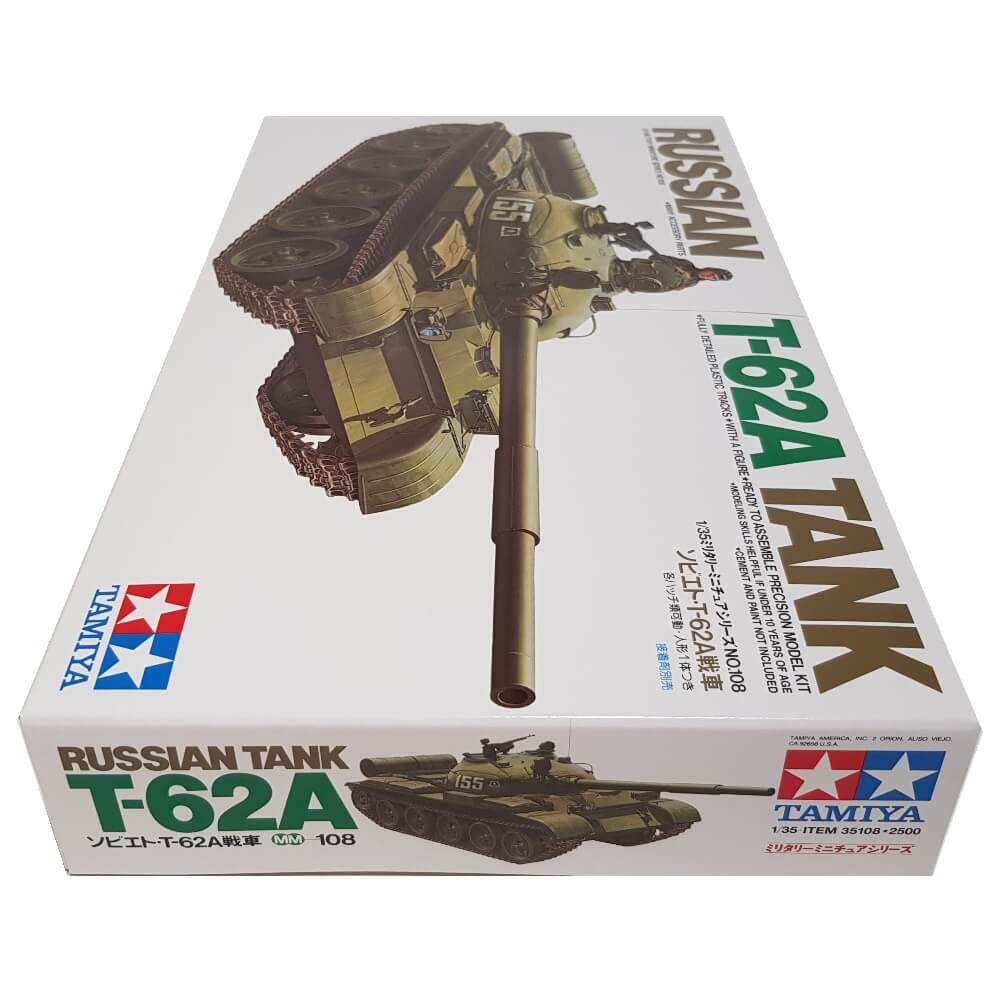 1:35 Russian T-62A Tank - TAMIYA