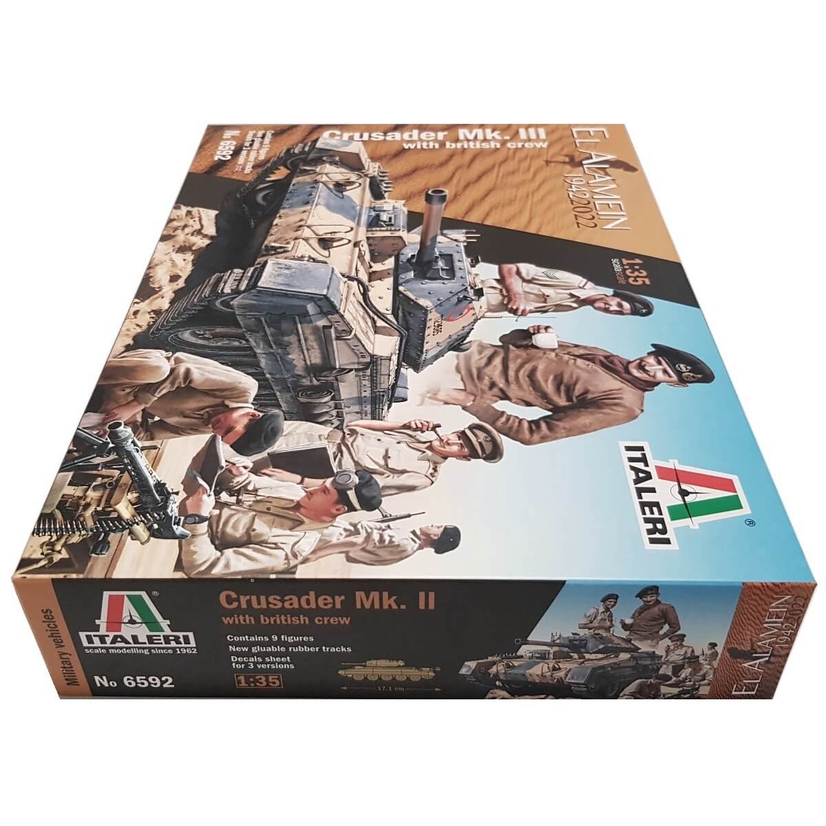 1:35 Crusader III with British Crew - El Alamein 1942-2022 - ITALERI