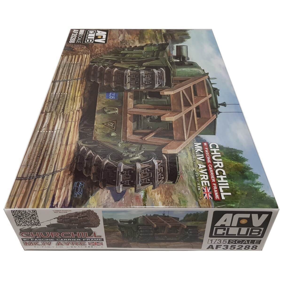 1:35 Churchill Mk. IV AVRE with Fascine Carrier Frame - AFV CLUB