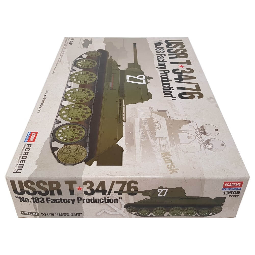 1:35 USSR T-34/76 No.183 Factory Production - ACADEMY