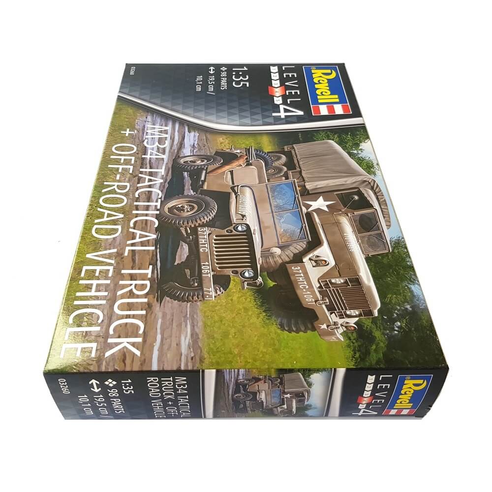 1:35 US Army M34 TACTICAL Truck and OFF-ROAD Vehicle - REVELL