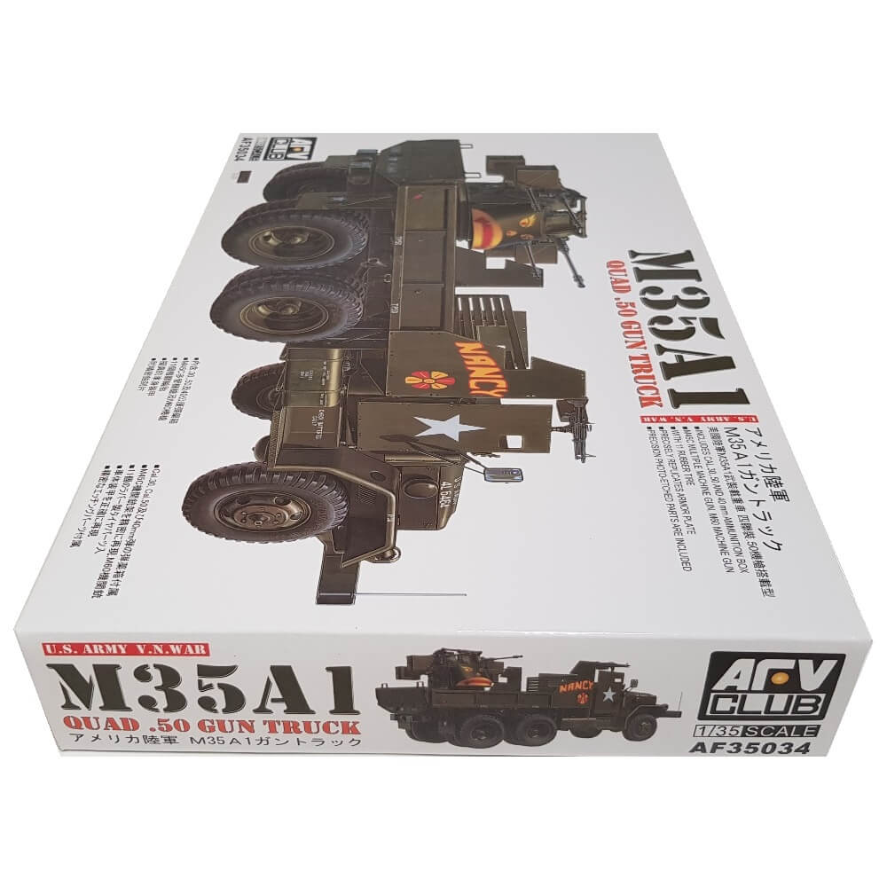 1:35 US Army M35A1 Quad .50 Gun Truck - Vietnam War - AFV CLUB