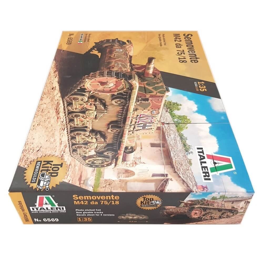 1:35 Italian SEMOVENTE M42 da 75/18 Howitzer - ITALERI