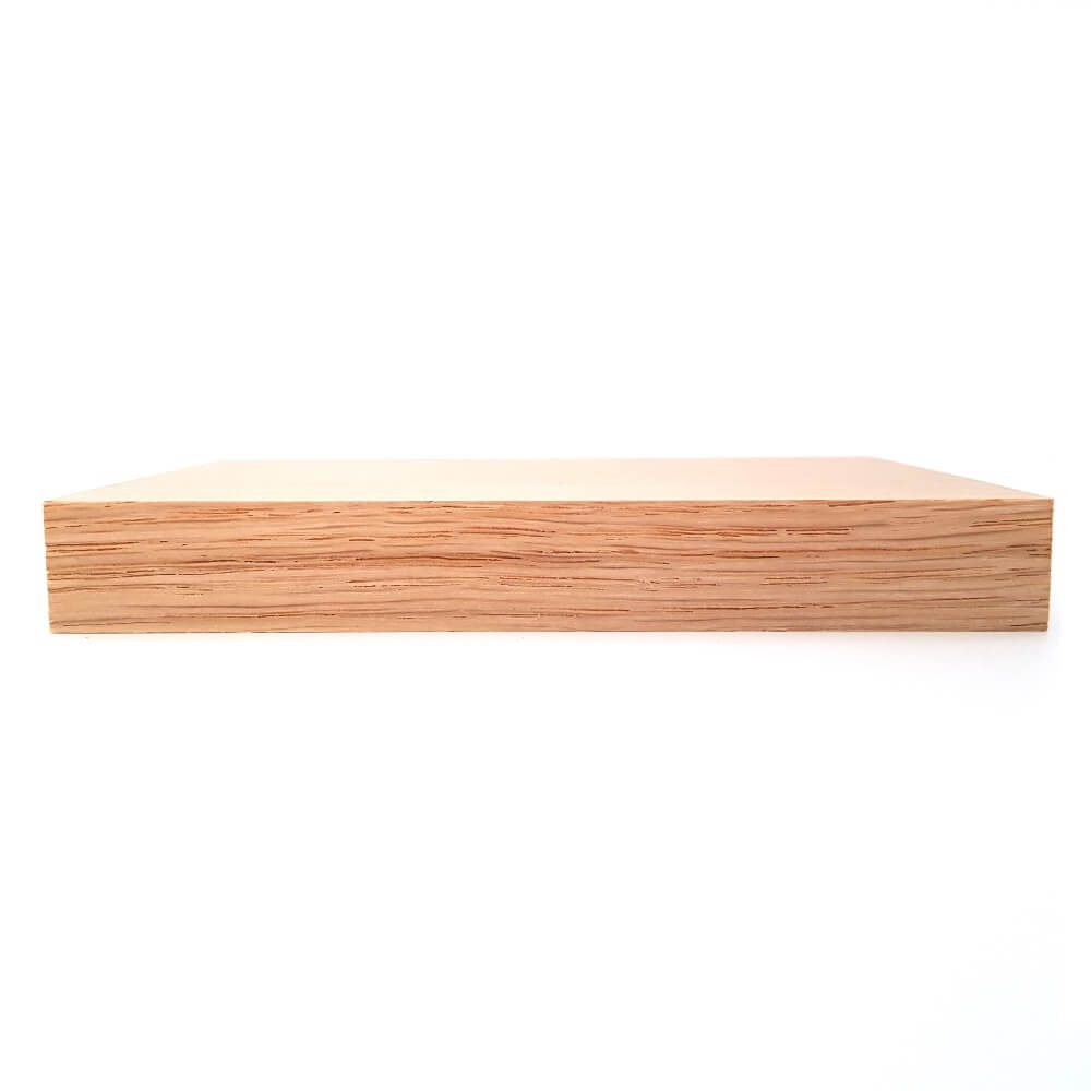 Solid OAK rectangular plaque 100 x 150 x 20 mm / 4 x 6 x ¾ inch