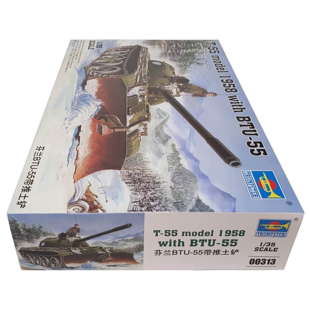 1:35 Soviet T-55 model 1958 with BTU-55 - TRUMPETER
