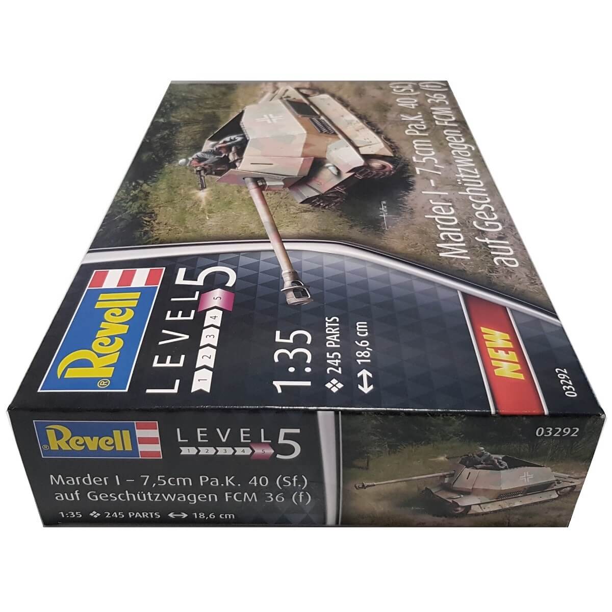 1:35 Marder I 7.5cm PaK. 40 (Sf.) auf Geschützwagen FCM 36 (f) - REVELL