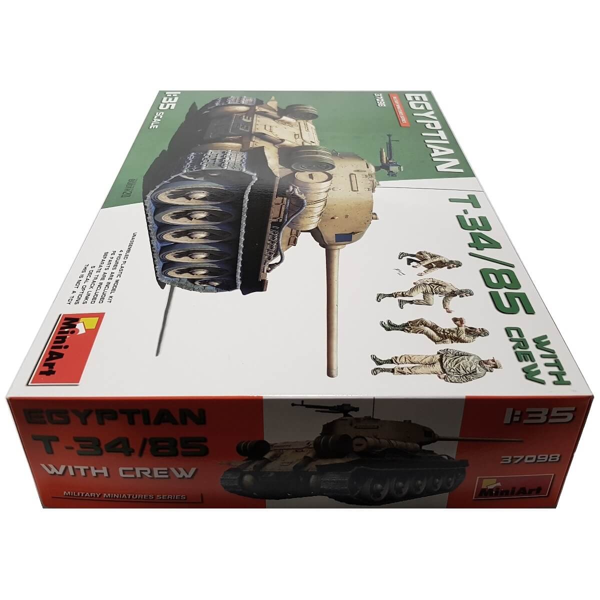 1:35 Egyptian T-34/85 with Crew - MINIART