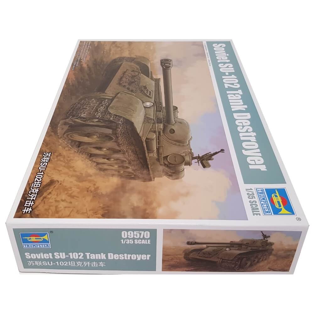 1:35 Soviet SU-102 Tank Destroyer - TRUMPETER