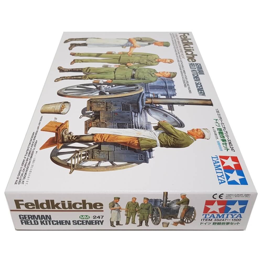 1:35 German Field Kitchen Scenery - TAMIYA