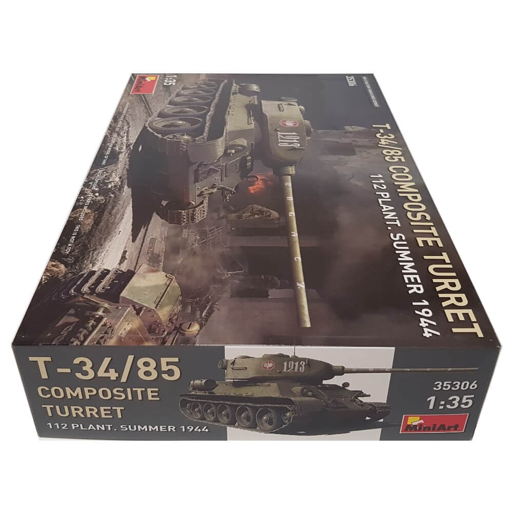 1:35 Soviet T-34/85 Composite Turret 112 Plant Summer 1944 - MINIART