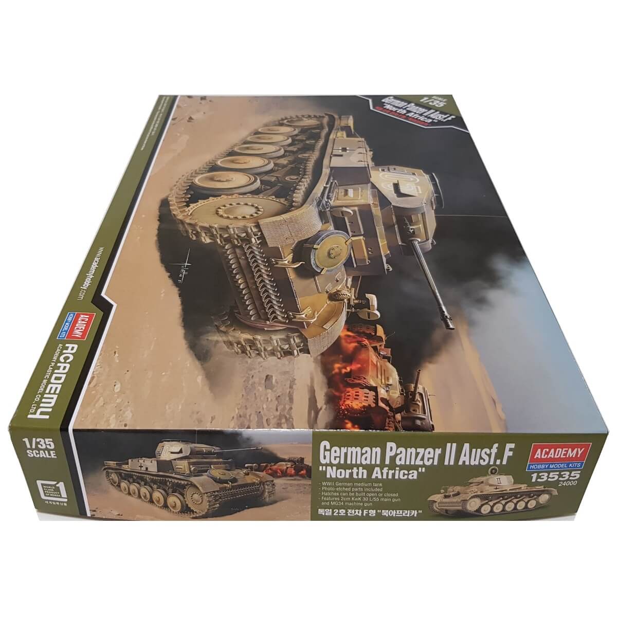 1:35 German Panzer II Ausf. F North Africa - ACADEMY