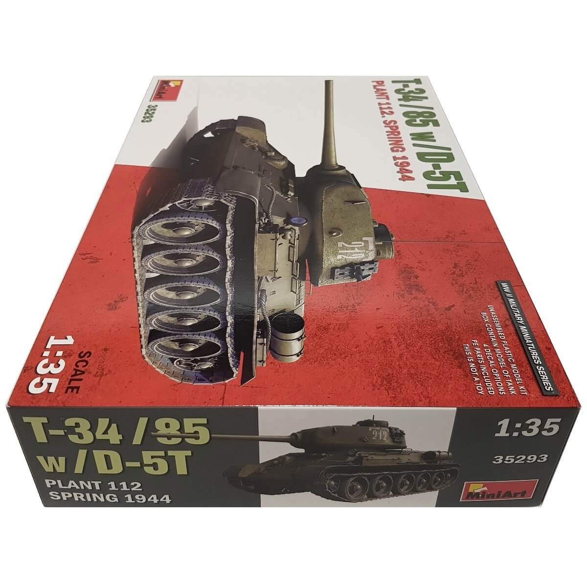 1:35 T-34/85 with D-5T Plant 112 Spring 1944 - MINIART