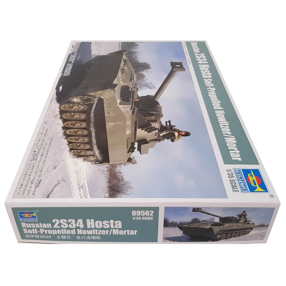 1:35 Russian 2S34 Hosta Self-Propelled Howitzer/Mortar - TRUMPETER