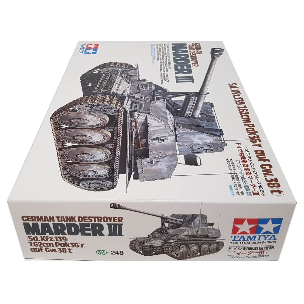 1:35 German Tank Destroyer Marder III Sd.Kfz.139 - TAMIYA