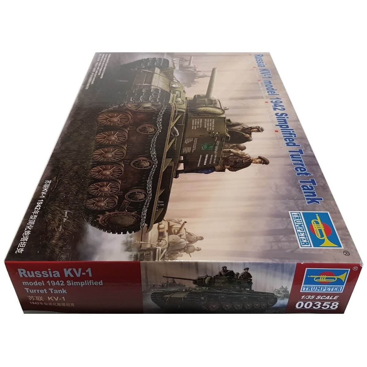 1:35 Russia KV-1 model 1942 - Simplified Turret Tank - TRUMPETER