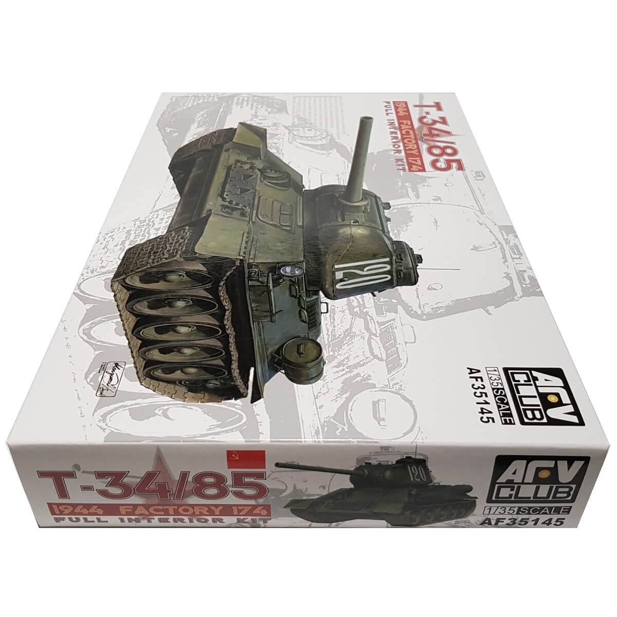 1:35 T-34/85 Model 1944 Factory No.174 - Full Interior Kit - AFV CLUB