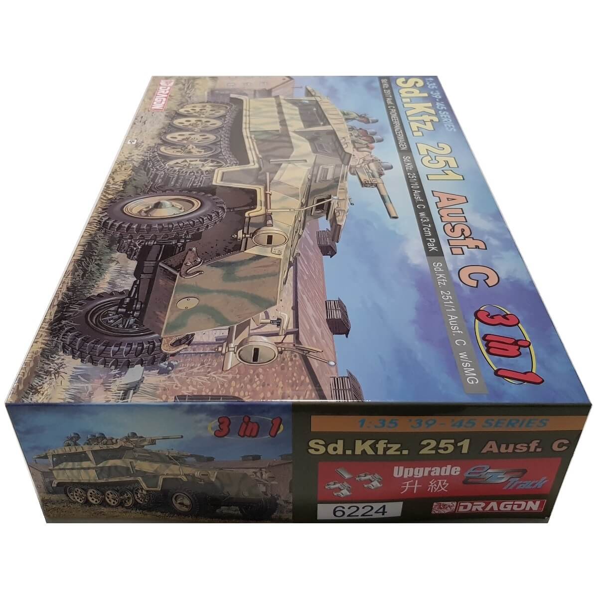 1:35 Sd.Kfz. 251 Ausf. C (3 in 1) with EZ Trucks - DRAGON