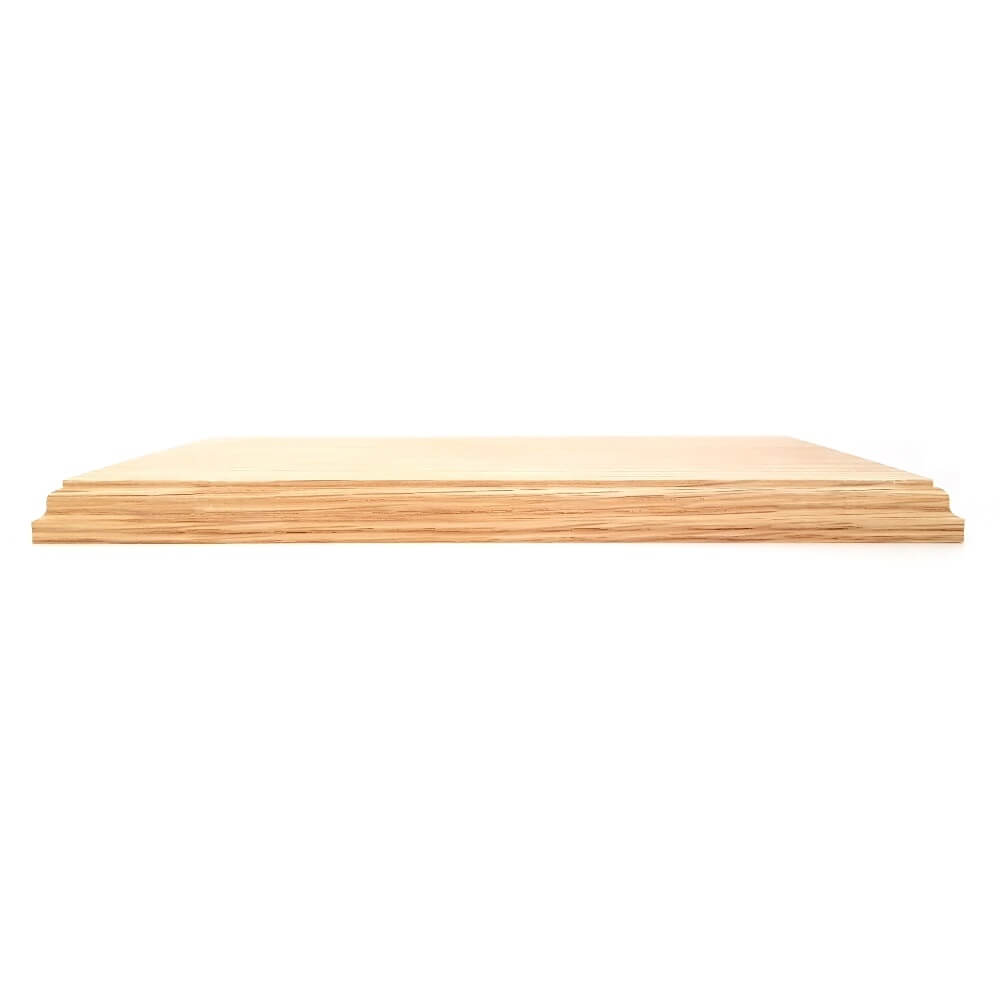 Solid OAK rectangular base 200 x 300 x 20 mm / 8 x 12 x ¾ inch