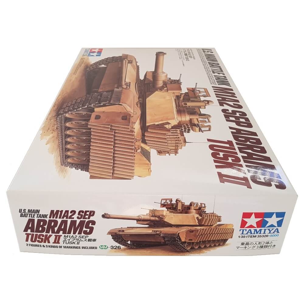 1:35 US Army Main Battle Tank M1A2 SEP Abrams Tusk II - TAMIYA