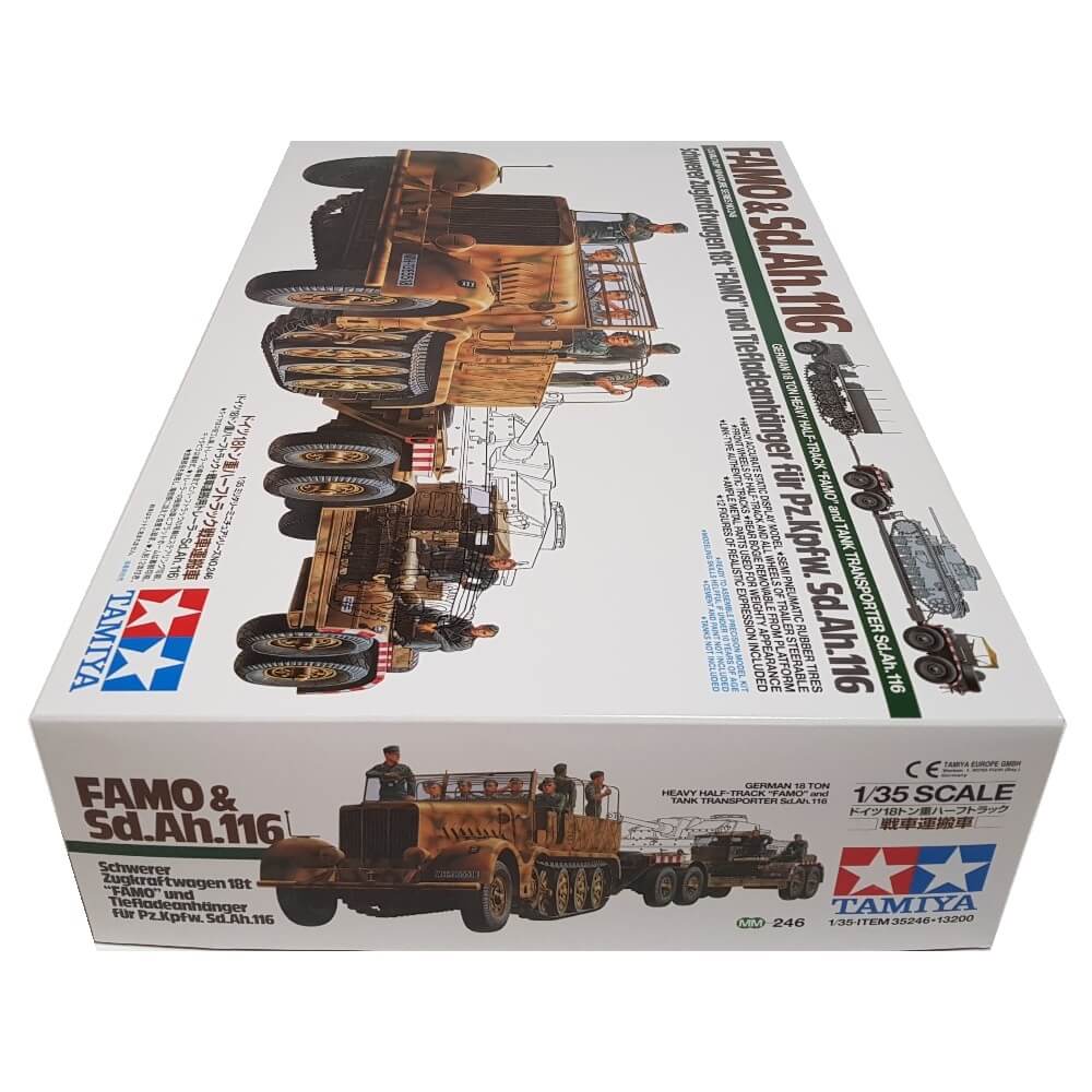 1:35 German 18 Ton Heavy Half-Track FAMO and Tank Transporter Sd.Ah. 116 - TAMIYA