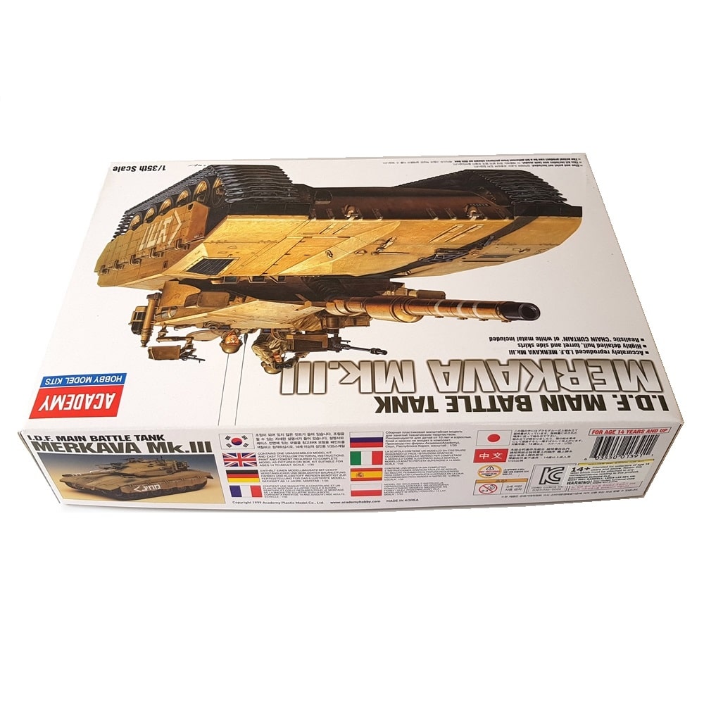 1:35 IDF MERKAVA Mk III Main Battle Tank - ACADEMY