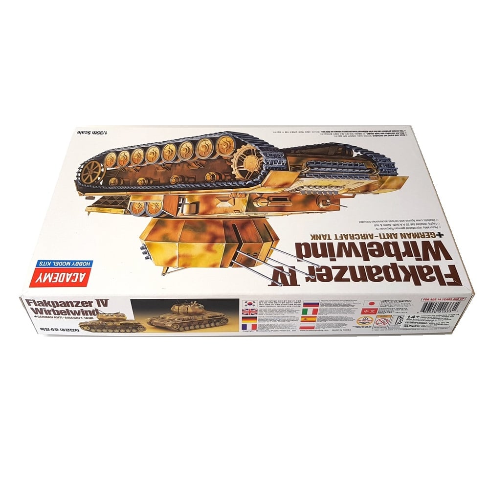 1:35 German ANTI-AIRCRAFT Tank FLAKPANZER IV Wirbelwind - ACADEMY