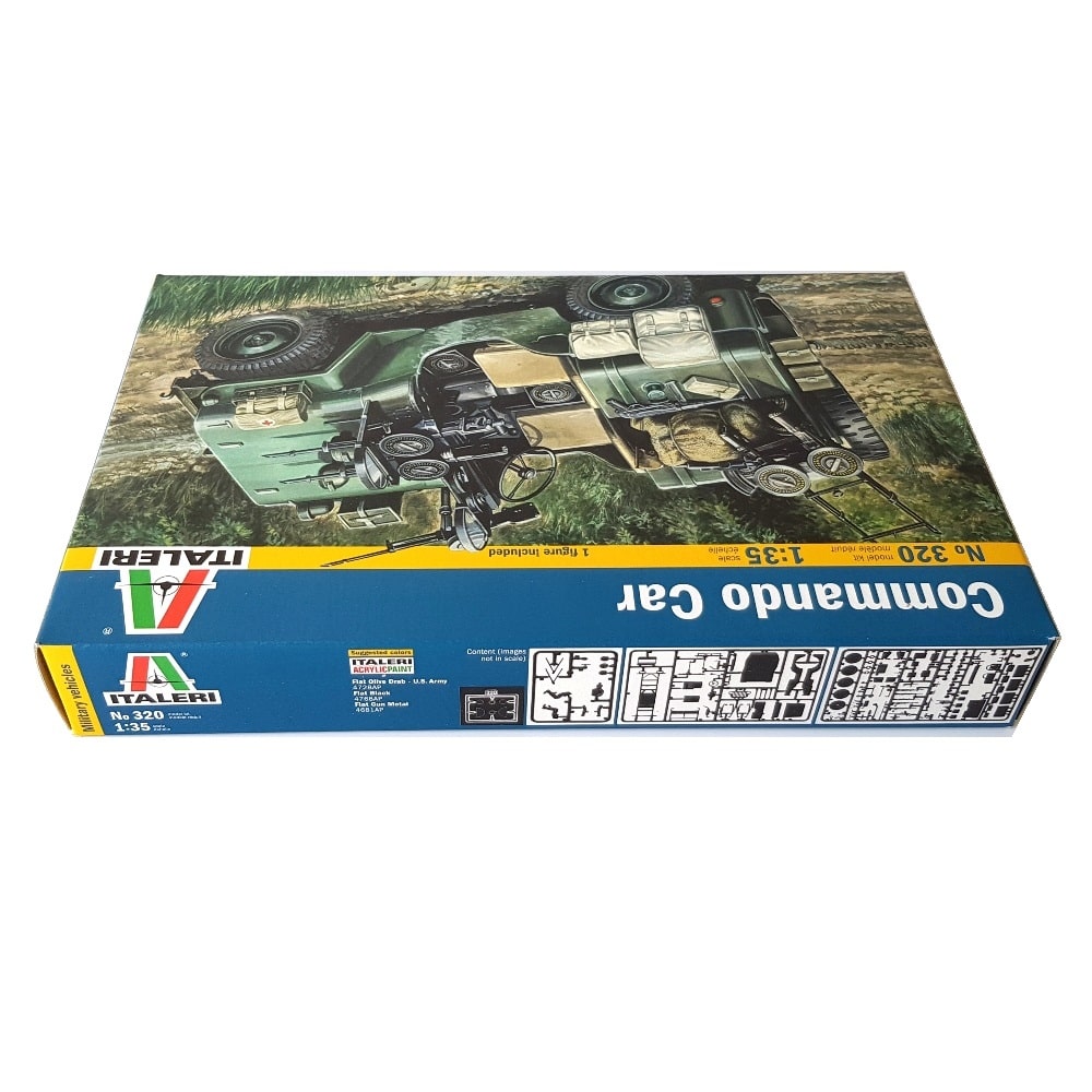 1:35 Allies 1⁄4 ton 4x4 Commando JEEP - ITALERI