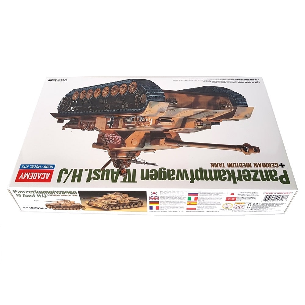 1:35 German Panzerkampfwagen IV Ausf. H/J PANZER Tank - ACADEMY